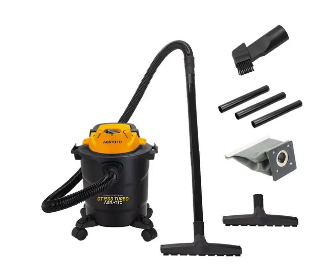 ASPIRADOR AGRATTO GT1500 AGUA/PO 11L 140 ...